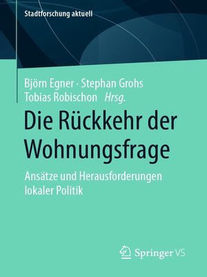 Die Rückkehr der Wohnungsfrage - ebook